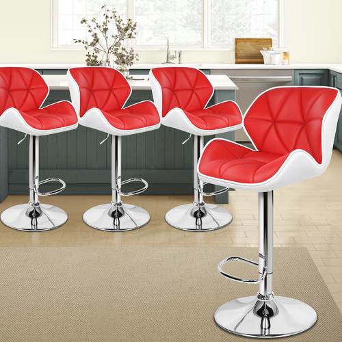 Willa Ingrid Gas Lift Adjustable Bar Stools