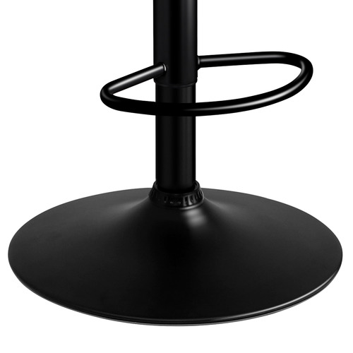 Black Odette Adjustable Bar Stool