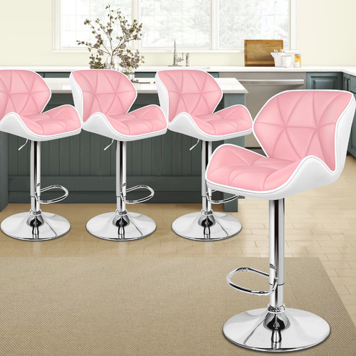 Willa Ingrid Gas Lift Adjustable Bar Stools