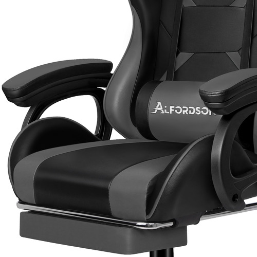 Kostis Gas Lift Gaming Massage Office Chair with Footrest