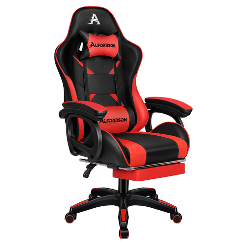 Kostis Gas Lift Gaming Massage Office Chair with Footrest