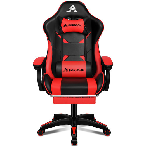 Kostis Gas Lift Gaming Massage Office Chair with Footrest