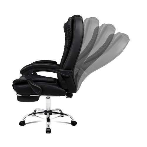 Galini PU Leather Heated Massage Office Chair