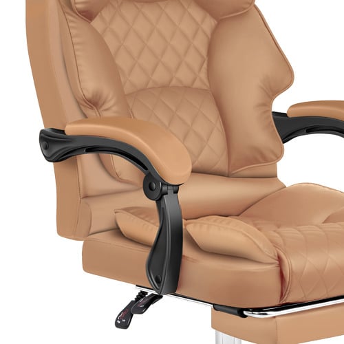 Lauren PU Leather Executive Chair with Footrest
