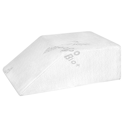 White Bamboo & Memory Foam Elevation Pillow