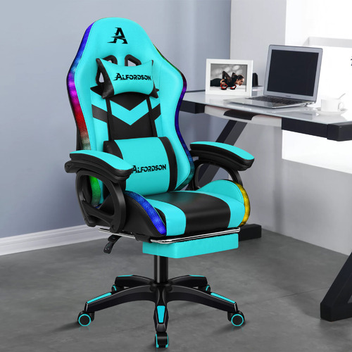 Maximus-LED-Gaming-Massage-Office-Chair-with-Footrest