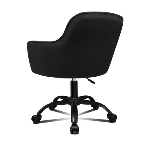 HoxtonRoom Carrie Velvet Office Chair | Temple & Webster