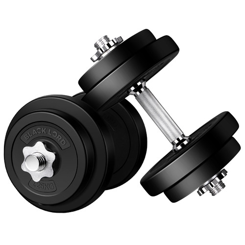 14 Piece Remington 20kg Steel Adjustable Dumbbell Set