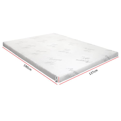 7 Zone Graphite Infused Cool Gel Memory Foam Mattress Topper