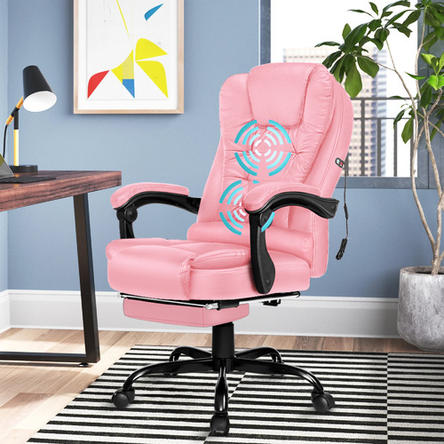Lincoln-Faux-Leather-Massage-Executive-Chair-with-Footrest