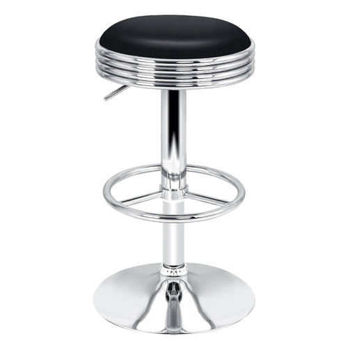 HoxtonRoom Andres Faux Leather Adjustable Barstools | Temple & Webster