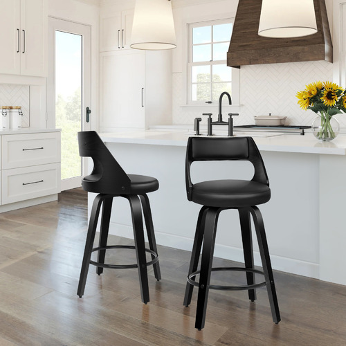 65cm-Davian-Faux-Leather-Swivel-Bar-Stools