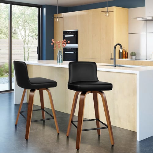 65cm-Norris-Faux-Leather-Swivel-Barstools