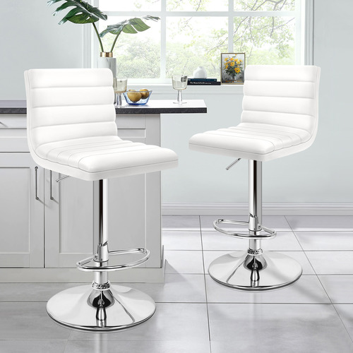 Tristan Faux Leather Adjustable Barstools