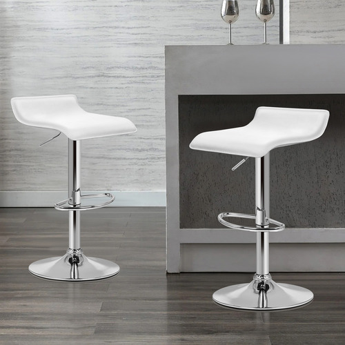 Carlos Faux Leather Adjustable Barstools
