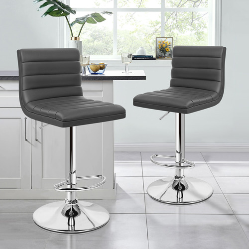 Tristan Faux Leather Adjustable Barstools