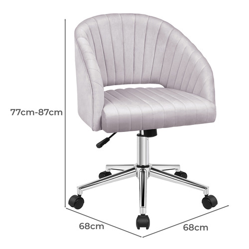 Miranda Velvet Office Chair