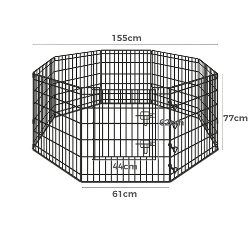 8 Panel Foldable Pet Playpen