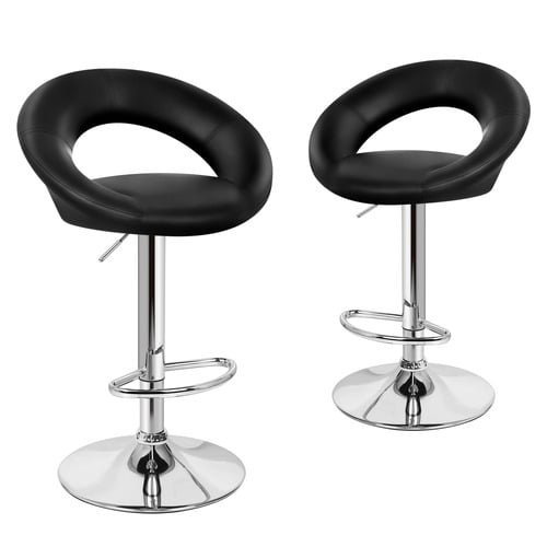 Sawda Faux Leather Adjustable Barstools