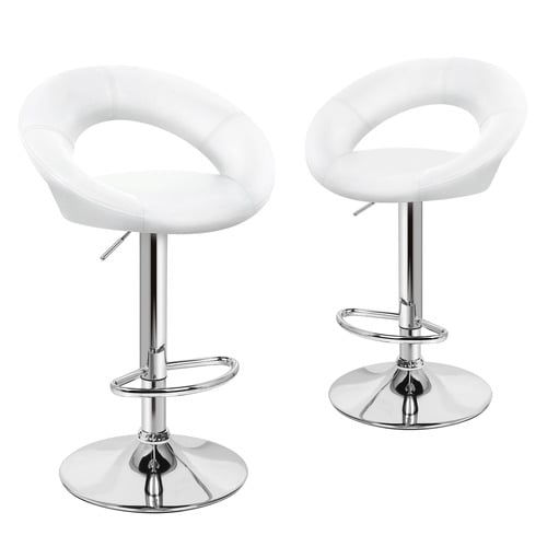 Sawda Faux Leather Adjustable Barstools