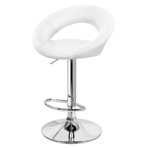 Sawda Faux Leather Adjustable Barstools