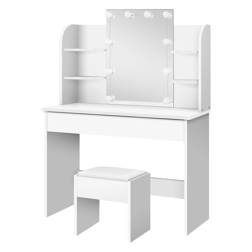HoxtonRoom 2 Piece Taimi Dressing Table & Stool Set Temple & ster