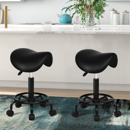 Vance Faux Leather Office Stool