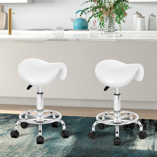 Vance Faux Leather Office Stool