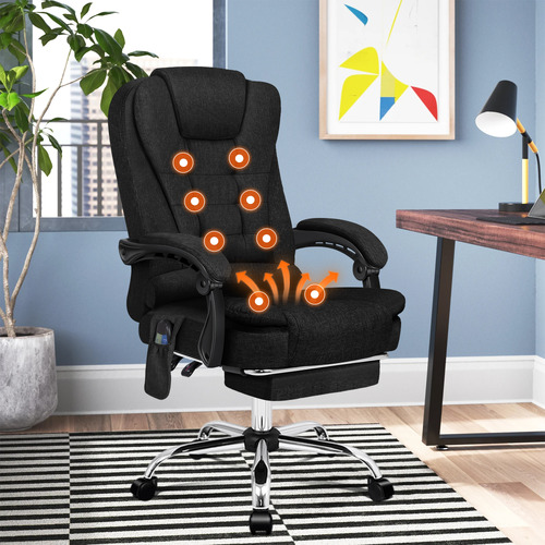 Greyson Linen Office Chair