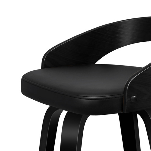 64cm Newton Faux Leather Swivel Bar Stools