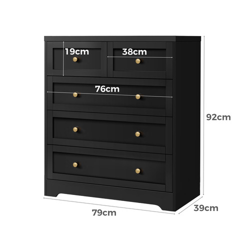 Audrey 5 Drawer Chest