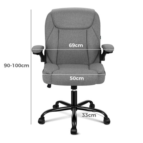 Oaklynn Linen Office Chair