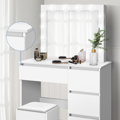 HoxtonRoom 2 Piece Vehsa Dressing Table & Stool Set | Temple & Webster