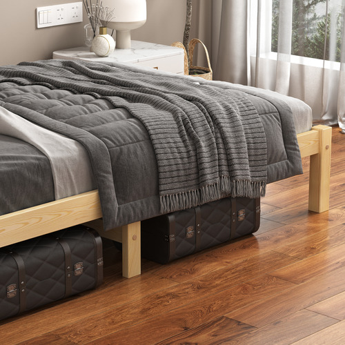 Natural-Hazel-Pine-Wood-Bed-Frame