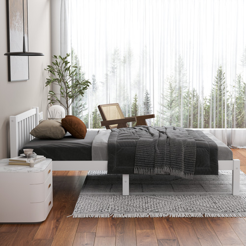 White-Hazel-Pine-Wood-Bed-Frame