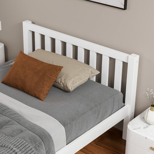 White-Hazel-Pine-Wood-Bed-Frame