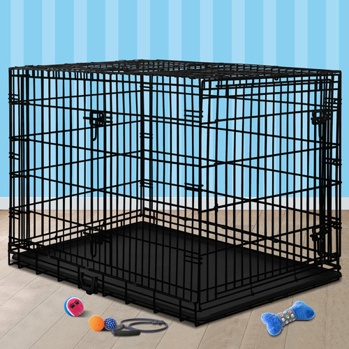 Jacob-3-Doors-Metal-Dog-Cage-with-Tray