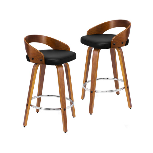 64cm-Newton-Faux-Leather-Swivel-Barstools
