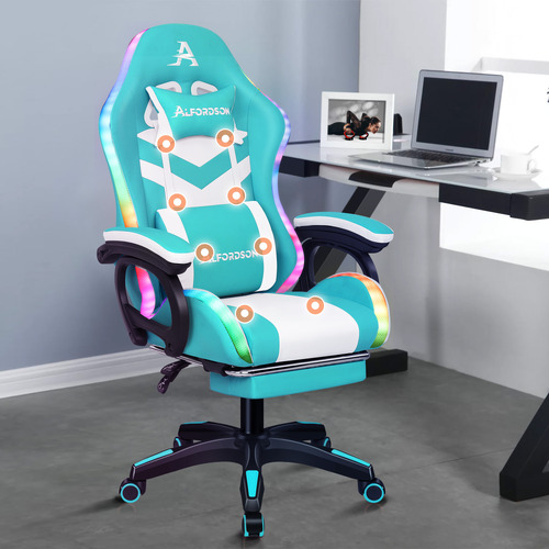 Maximus-LED-Gaming-Massage-Office-Chair-with-Footrest