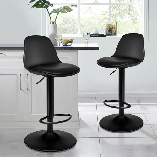 Povel PU Leather Adjustable Barstools