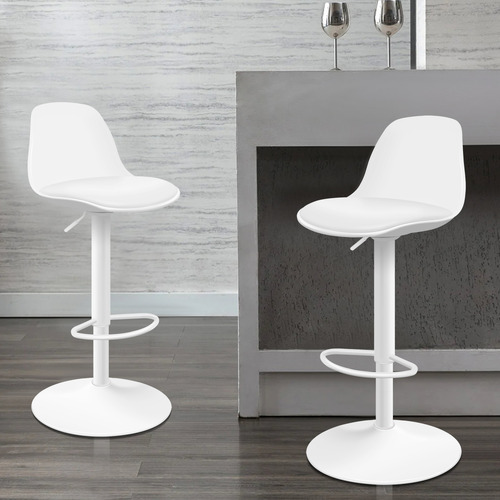 Povel PU Leather Adjustable Barstools