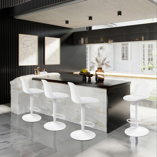 Povel PU Leather Adjustable Barstools