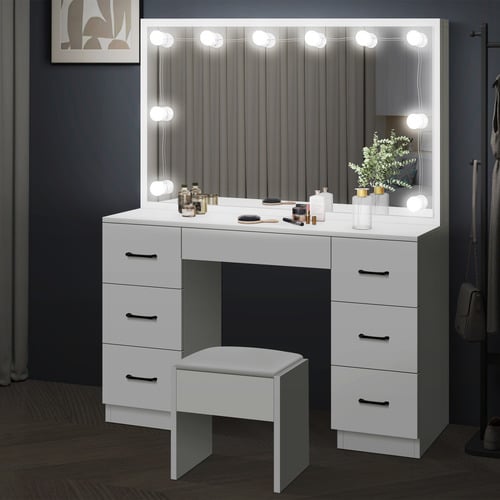 2-Piece-Asse-Dressing-Table-and-Stool-Set