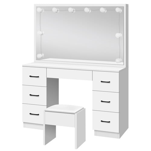 2-Piece-Asse-Dressing-Table-and-Stool-Set