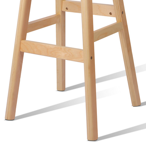 83.5cm White Frances Faux Leather Barstools