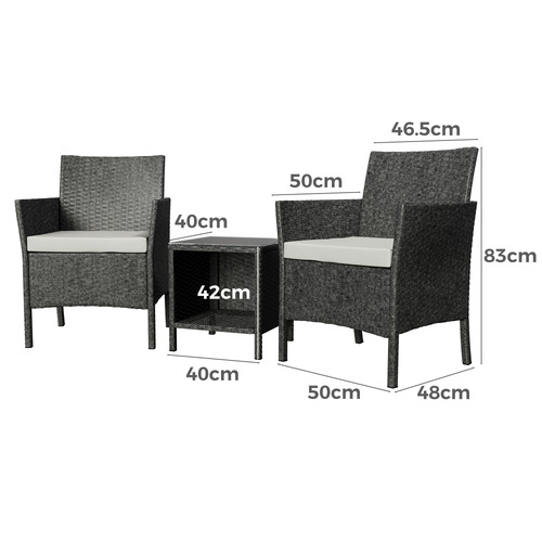 2 Seater Matteo Outdoor Lounge Set