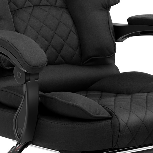 Massage Office Chair Heated Fabric Seat Executive Gaming Computer