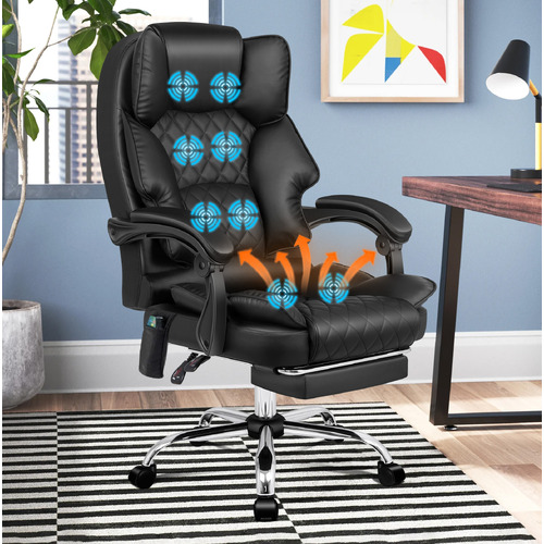 Rory II Gaming Massage Office Chair with Footrest