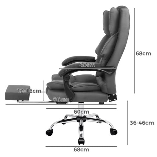 Rory Massage Executive Chair with Heated Fabric Seat