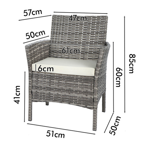 2 Seater Chandon Outdoor Bistro Set